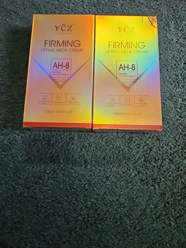 Set Of 2 NEW! YCZ AH-8 Firming Neck Cream for Crepey Skin Body Care 4.23 Fl Oz