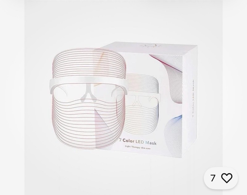 PeakBody LED Light Therapy Mask – 7 Color Anti-Aging Skin Repair Beauty Device