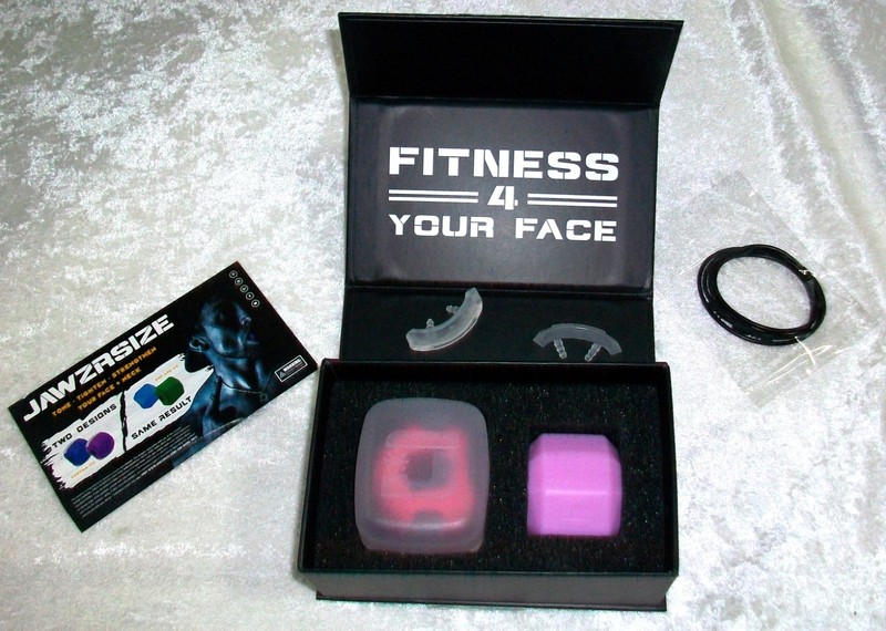 New Women's Jawzrsize Facial Fitness Jaw Exercise Pink Purple Pop N Go Bundle