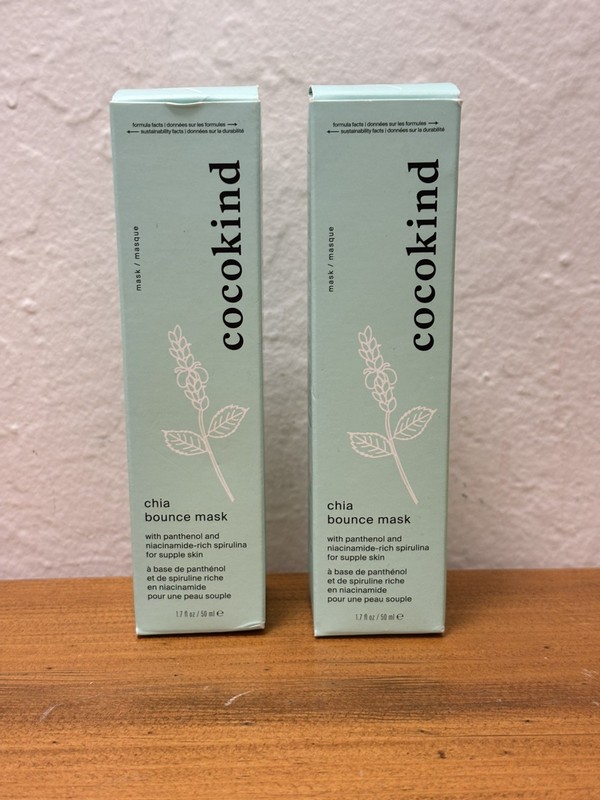 Cocokind Chia Bounce Mask, Hydrating Face Mask, New in Box (Pack of 2) gallery