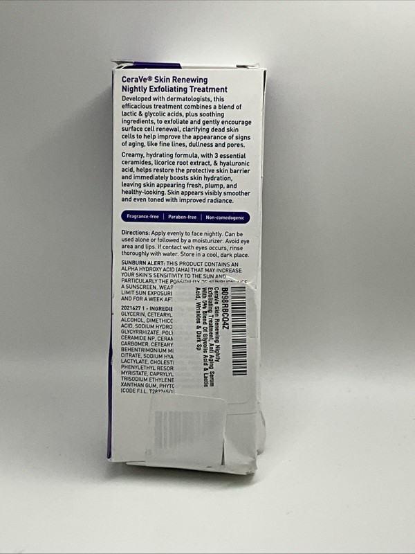 CeraVe Skin Renewing Nightly Exfoliating Treatment Serum - 1.7 fl oz gallery