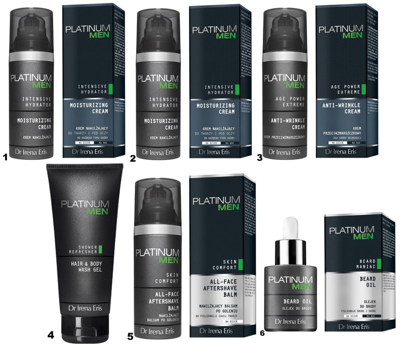Dr Irena Eris Platinum Men Comprehensive care and protection of men’s skin