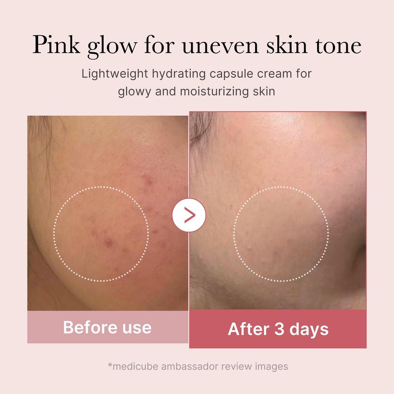 medicube Capsule Cream with Salmon DNA PDRN Pink Collagen | Lightweight Moist... gallery