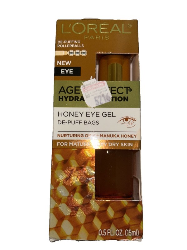 Loreal Paris Skincare Age Perfect Hydra Nutrition Honey Eye Gel – 0.5oz