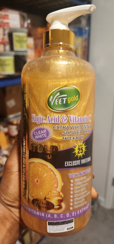 Veet gold Kojic Acid & Vitamin C Gold Plus shower Bath 1000ml Spf 25