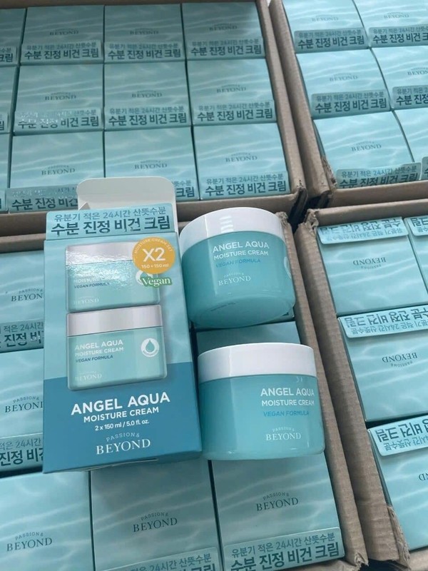 BEYOND ANGEL AQUA MOIST CREAM 150ML X 150ML SPECIAL EDITION SET, KOREAN SKINCARE