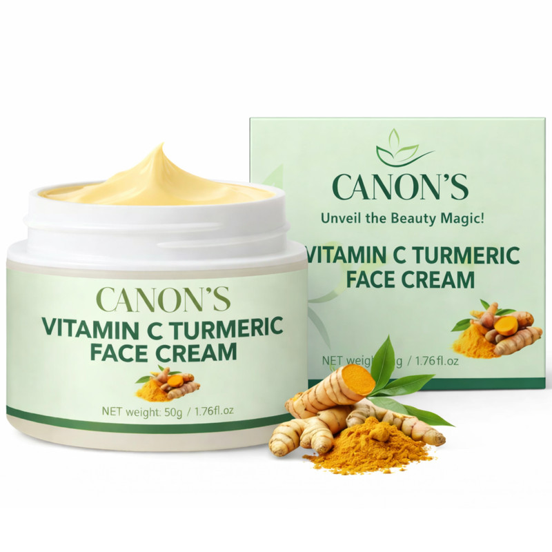 Vitamin C Turmeric Brightening Face Cream - Anti-Aging Facial Moisturizer gallery