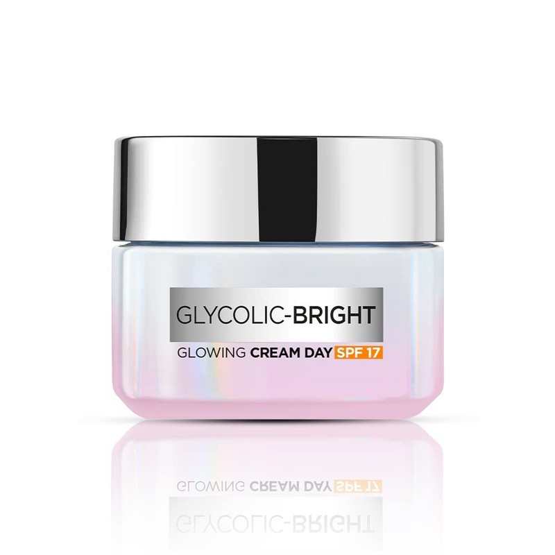 L’Oreal Paris Glycolic Bright Day Cream with SPF 17,