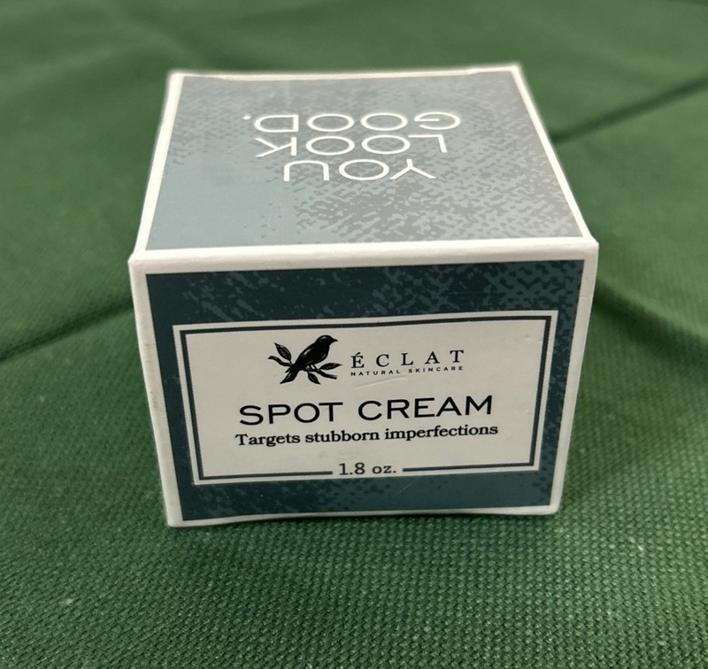 ECLAT Natural Skincare Spot Cream With Salicylic Acid New In Box 1.8 Oz