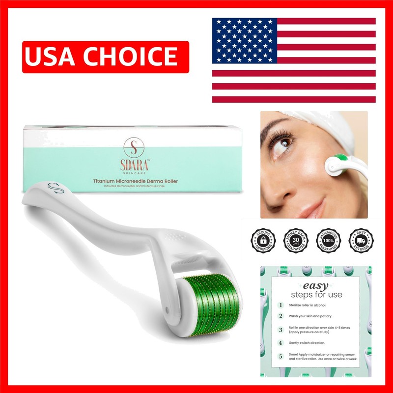 Sdara Microneedling Derma Roller – Versatile Tool with Free Storage Case