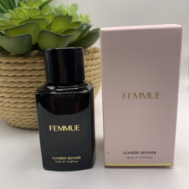 Femmue Lumiere Refiner 0.54 Oz 16 mL Travel Size NIB Face Essence Moisturizing