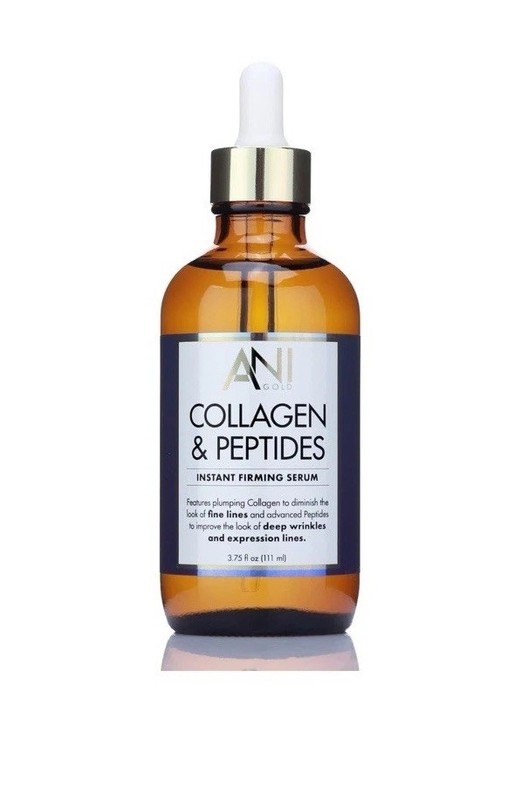 Ani Gold Collagen & Peptides Instant Firming Serum 3.75 fl oz New