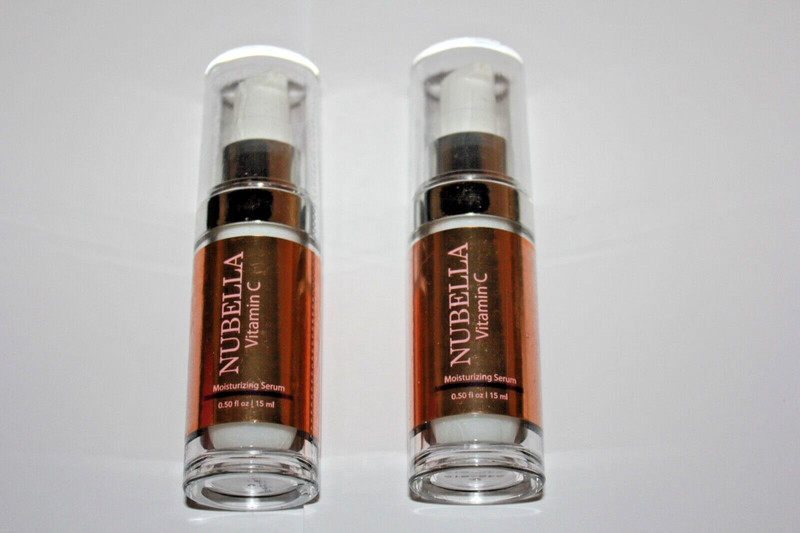LOT OF 2 Nubella Vitamin C & A Collagen Moisturizing Serum Anti-Aging SEALED
