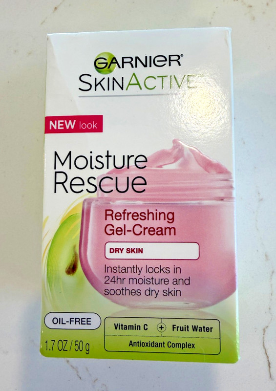 Garnier Skin Active Moisture Rescue Refreshing Gel Cream Dry Face Oil Free 1.7oz