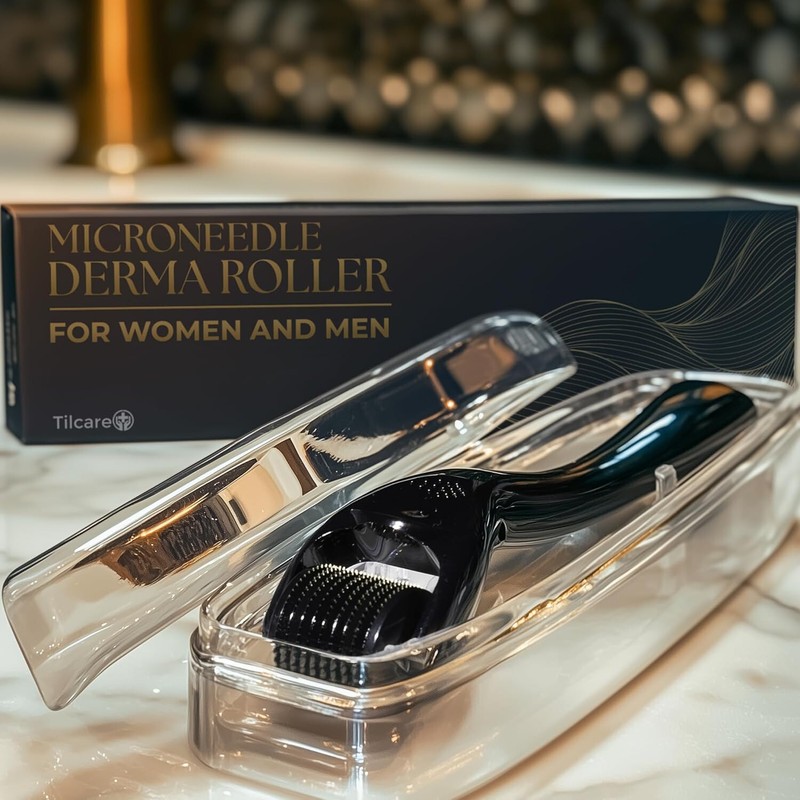 Rodillo De Microagujas De 0,25 MM Para Barba Pelo Piel Cara Rodillo Microagujas.