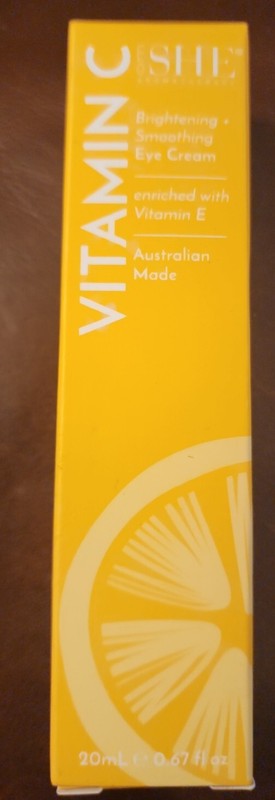 Om SHE Aromatherapy Vitamin C Brightening + Smoothing Eye Cream 0.67 fl oz/20 mL