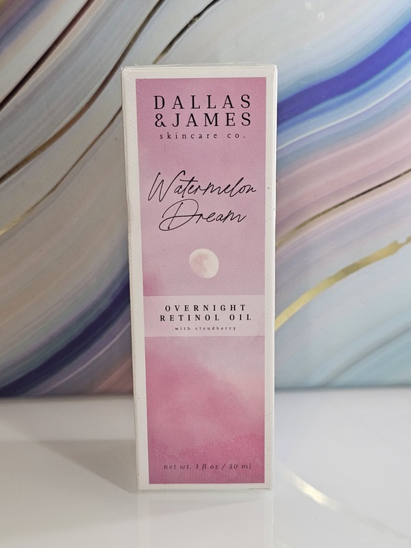Dallas & James Skincare Co. Watermelon Dream Overnight Retinol Oil 1 fl oz NIB