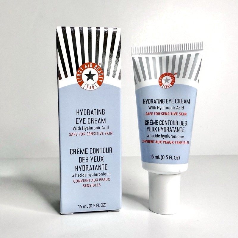 First Aid Beauty Hydrating Eye Cream with Hyaluronic Acid – Full Size Boxed