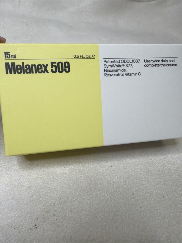 Melanex 509 Niacinamide, Resveratrol Vitamin C / 15ml / .5 oz NIB. Fast Shipping gallery