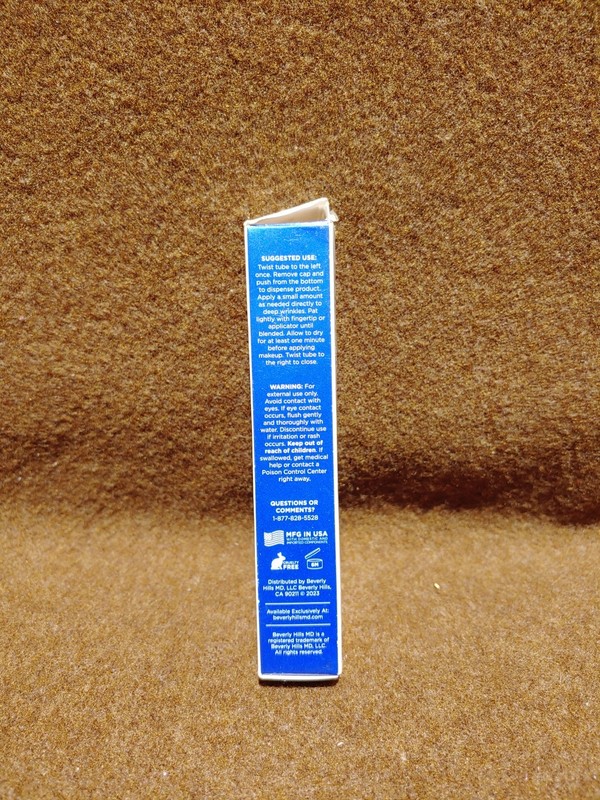 Beverly Hills MD Deep Wrinkle Filler 0.16 fl oz Hyaluronic Acid Squalane Cream