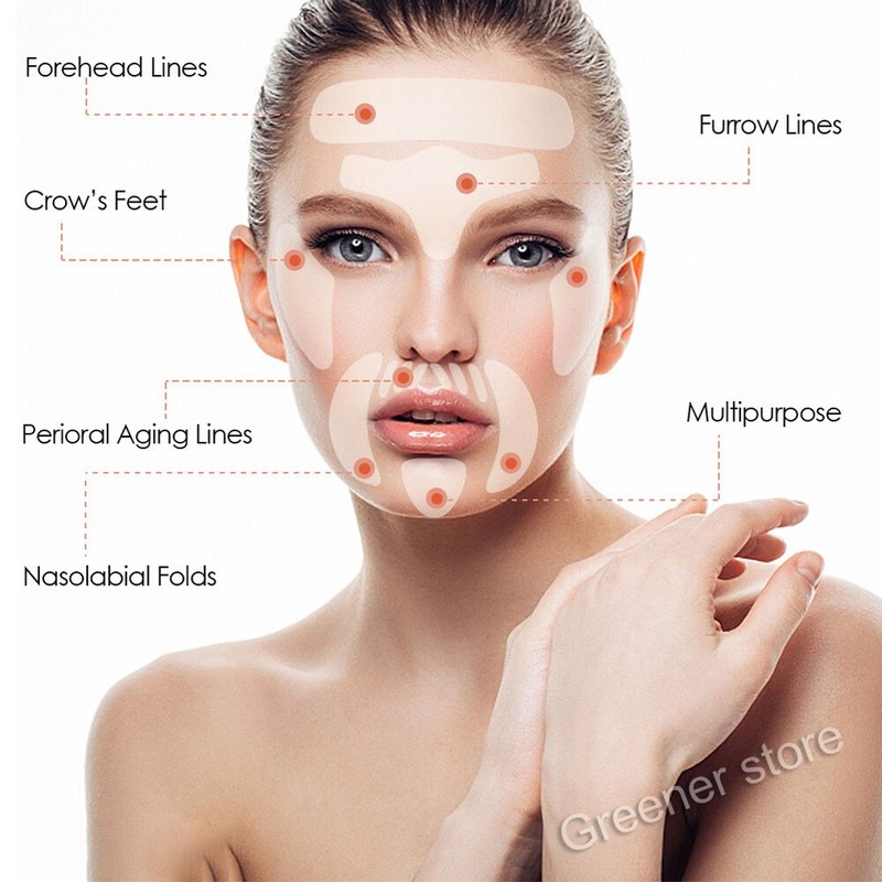 16pcs Silicone Anti Wrinkle Pad Patches Set For Face Eye Forehead Reusable gallery