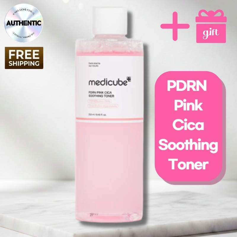 Medicube PDRN Pink Cica Soothing Toner 250ml Blemish Whitening SpotCare K-Beauty