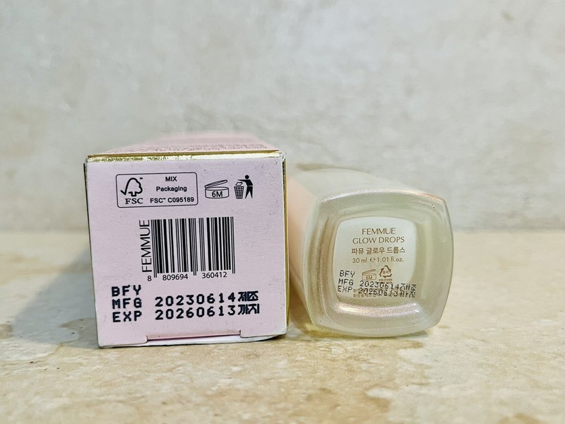 Femmue Glow Drops Glowing - Firming - Revitalizing - 1.01 fl oz/30 ml - NIB gallery