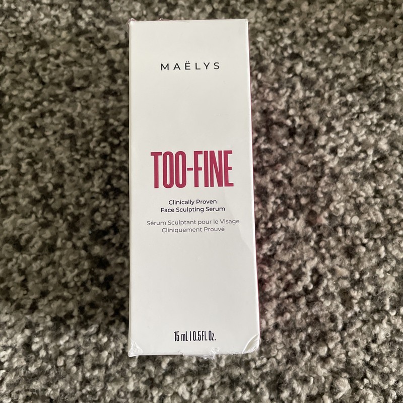 Maelys TOO-FINE Clinically Proven Face Sculpting Serum 15 mL. / 0.5 Fl. Oz.