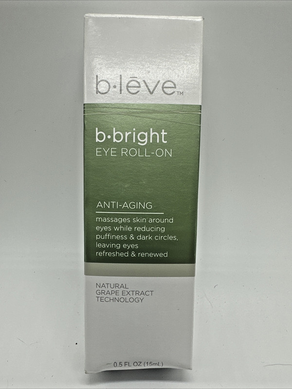 Bleve BBright Eye Roll-On Anti Aging Natural Grape Extract 0.5oz Rare B.leve