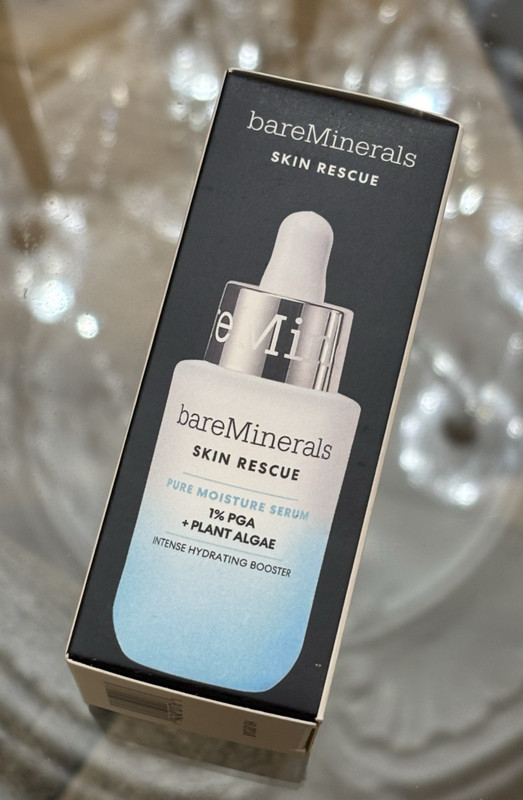 bareMinerals Skin Rescue Pure Moisture Serum with 1% PGA + Plant Algae 1 oz NIB
