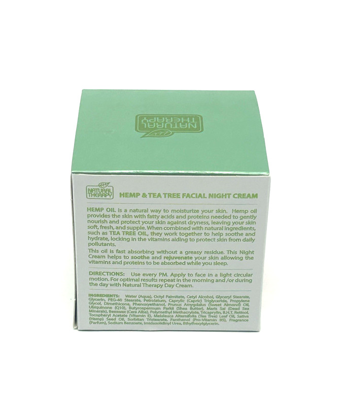 Natural Therapy Hemp + Tea Tree Hydrating & Purifying Night Cream 1.69oz gallery