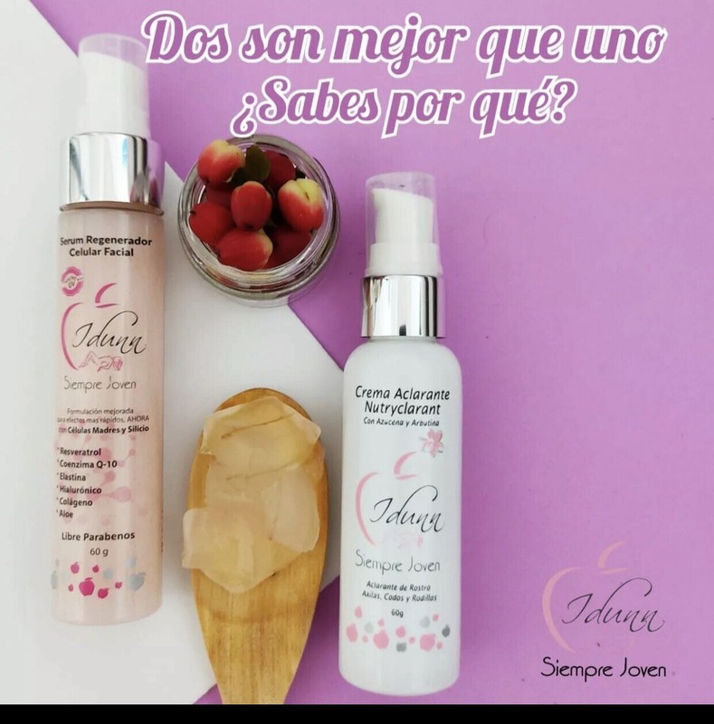 idunn suero regenerador facial -rejuvenecimiento- Aclarante gallery