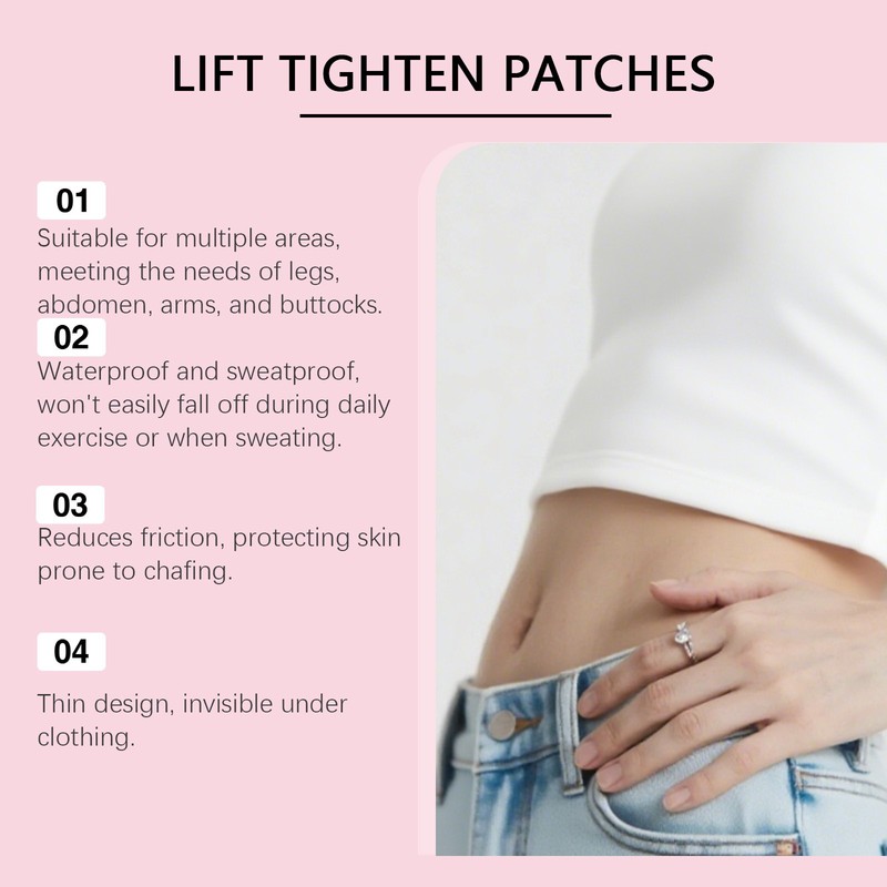 10-50PCS Body Lifting Patches for Legs/Abdomen/Buttocks & Arms, Transparent Skin gallery