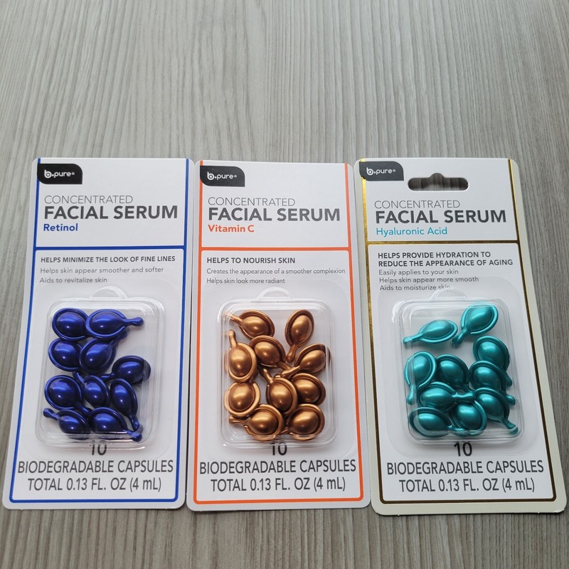 B●Pure Facial Serum 30ct New Vitamin C Retinol Hyaluronic Acid