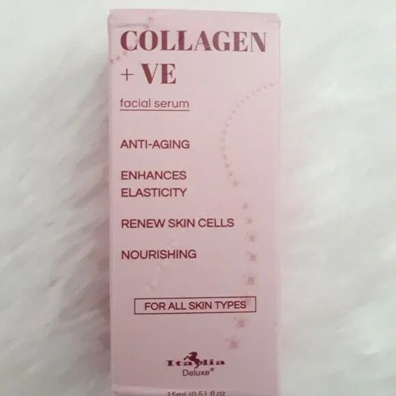 Italia Deluxe "Collagen +Vitamin E" Nourishing Facial Serum ~ NEW SEALED!!! gallery