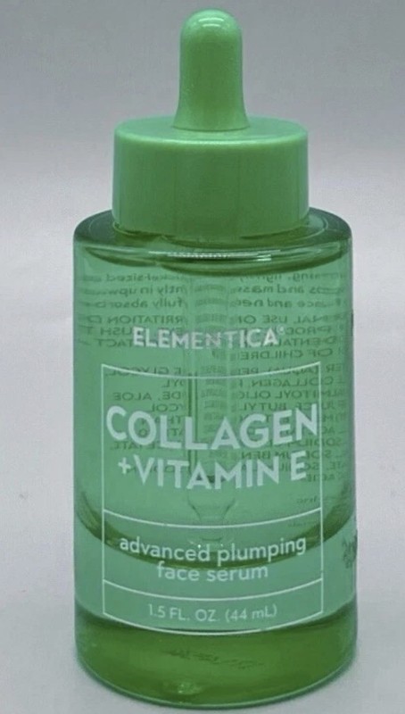 Elementica Collagen + Vitamin E Advanced Plumping Face Serum 1.5 fl. Oz.