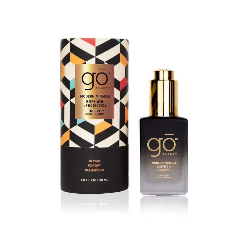 Go Beauty MODERN MIRACLE – EGF/hGF + Active Probiotic Night Serum Skincare NEW