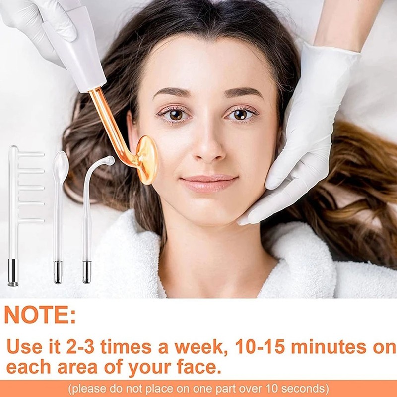 High Frequency Facial Wand- Portable Handheld High Frequency Facial Machine Skin gallery