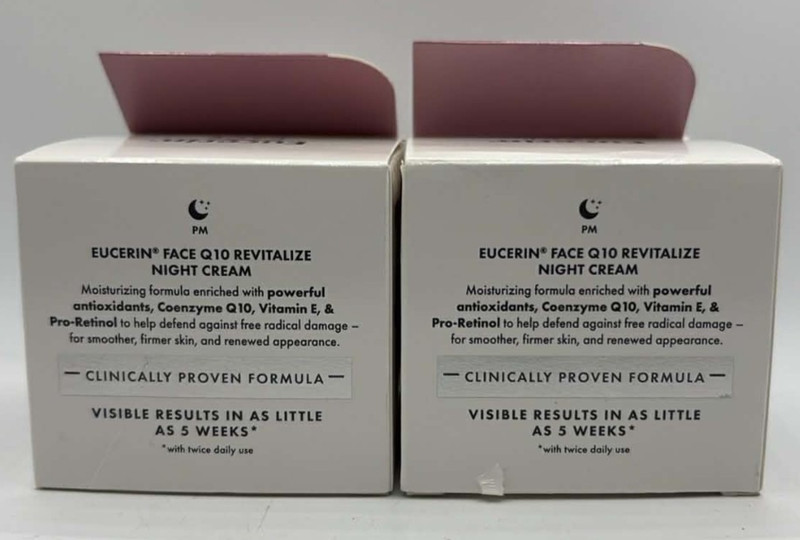 2PK Eucerin Face Q10 Revitalize Night Cream ~ 1.7 FL OZ EACH ~ NEW ~ FAST SHIP gallery