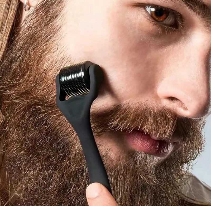 For Beard Growth Micro Needle Derma Roller Hair Loss Regrowth Skin Rejuvenation gallery