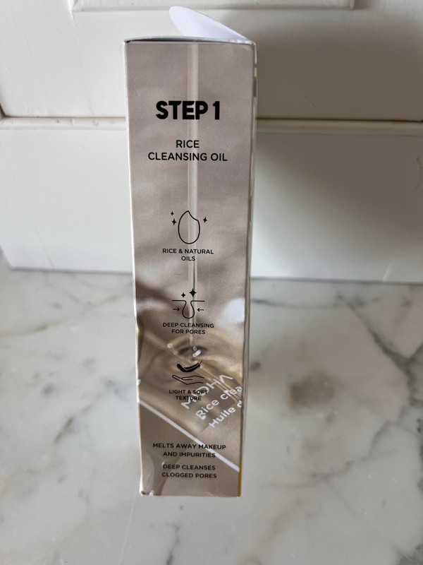 NIB MIDHA RICE CLEANSNG DUO for glass skin Korea cleansing oil & scrub foam new gallery