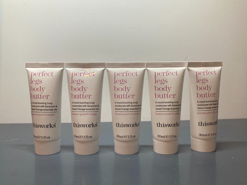 5x This Works Perfect Legs Body Butter 1 oz each