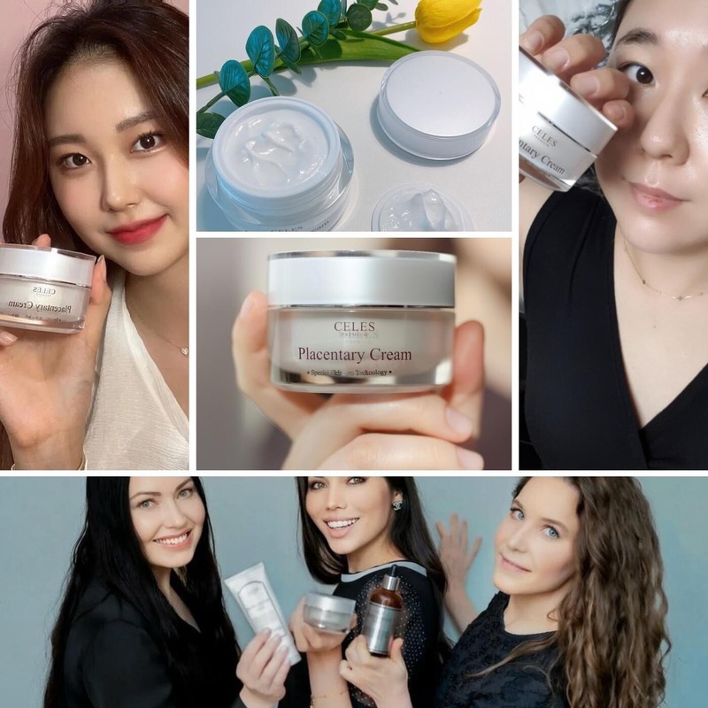 Celes Premium Placentary Cream 50ml Human Skin Physiological Formula K-Beauty gallery