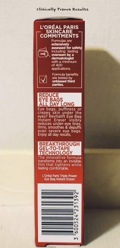 L'oreal REVITALIFT Triple Power Eye Bag INSTANT ERASER Full Sz New Original Box gallery
