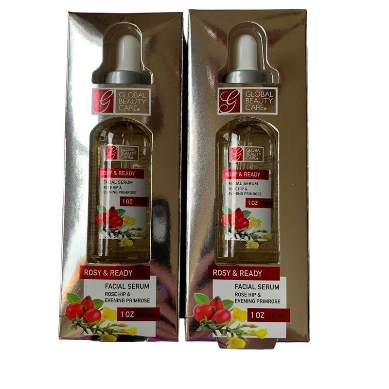 New Global Beauty Care Rosy & Ready Facial Serum Rose Hip Evening Primrose