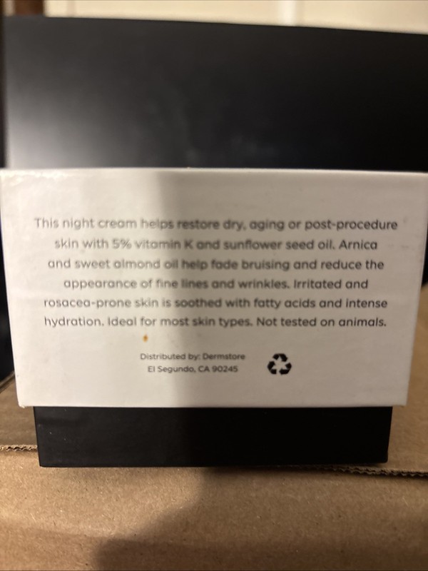 Dermstore Night Cream Vitamin K & Almond Oil 1.7oz/50ml gallery