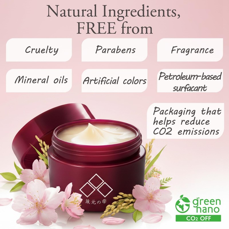 Japanese cherry blossom face cream Face Moisturizer Hydrating Sakura Rice Vit... gallery