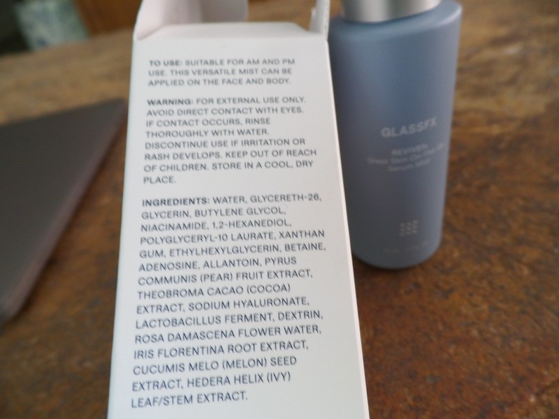 NIB Latest GLASSFX Revivify glass skin on-on-the-go serum mist, 1,7 oz, KOREA. gallery
