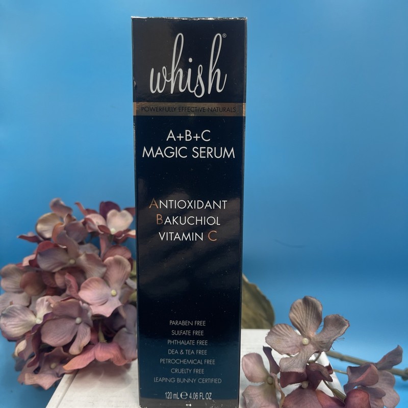 Whish Beauty A+B+C Magic Serum with Bakuchiol/Vitamin C/Antioxidant 4.06 oz C1