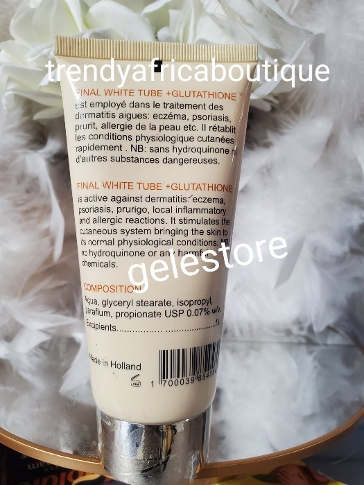 Final White Tube, Glutathion Anti-aging Face & Body Cream With UV Protect 120ml gallery